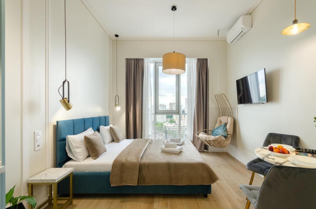 Modern New Cozy Apartment Kvartet Railway Station Kiev Exterior foto