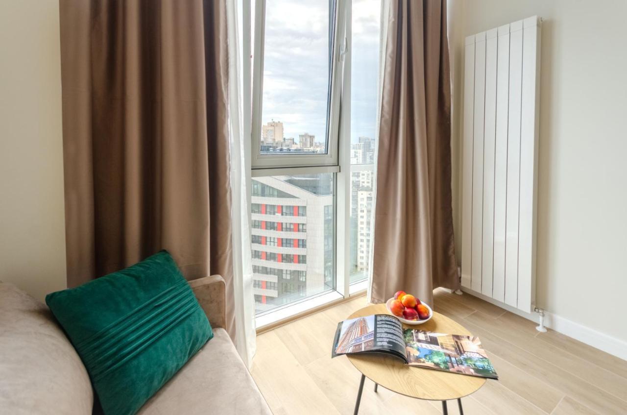 Modern New Cozy Apartment Kvartet Railway Station Kiev Exterior foto