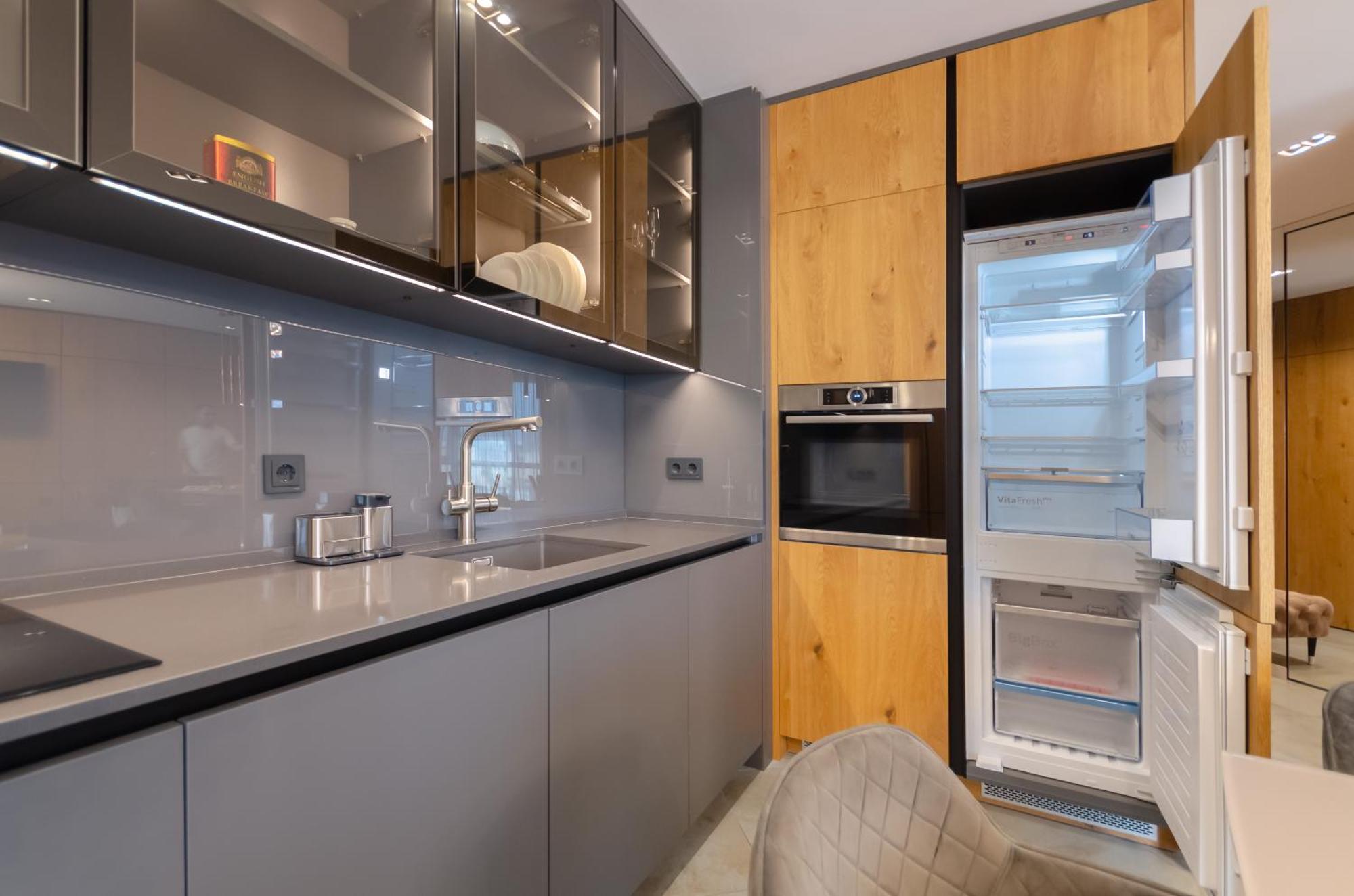 Modern New Cozy Apartment Kvartet Railway Station Kiev Exterior foto