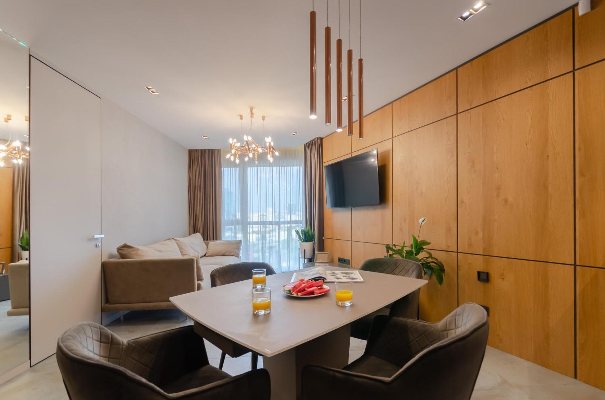 Modern New Cozy Apartment Kvartet Railway Station Kiev Exterior foto